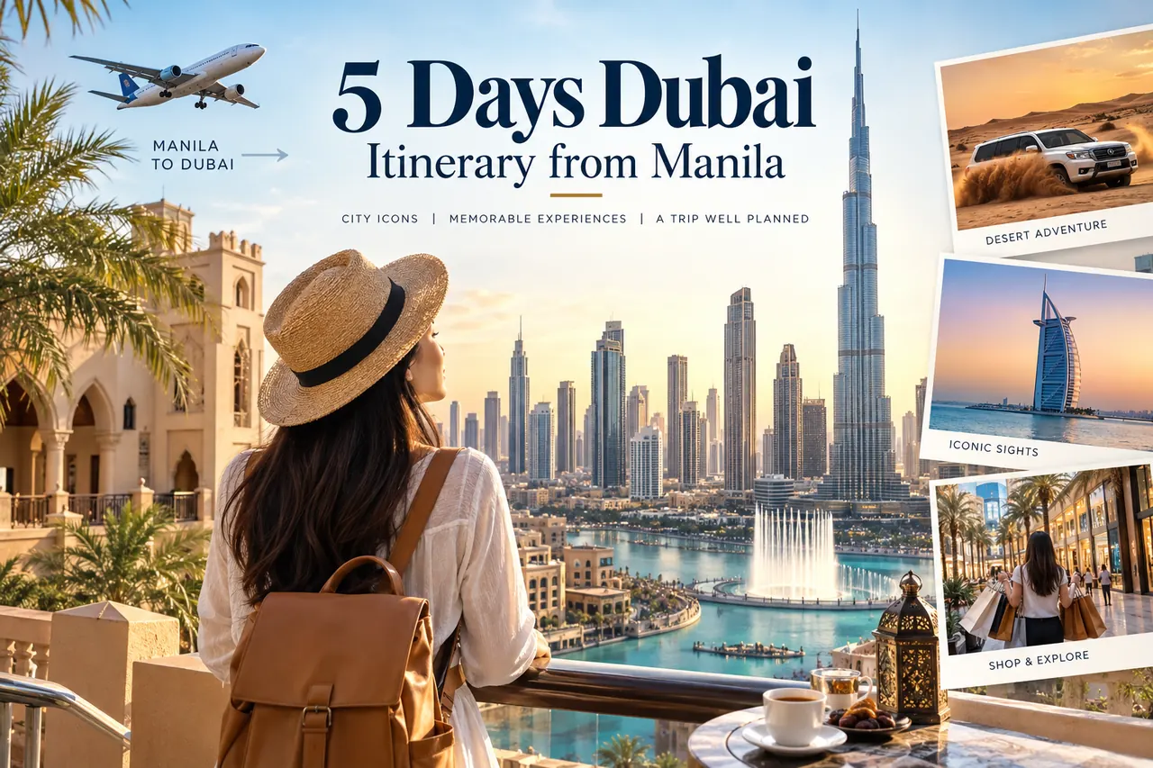 5 Days Dubai Itinerary from Manila