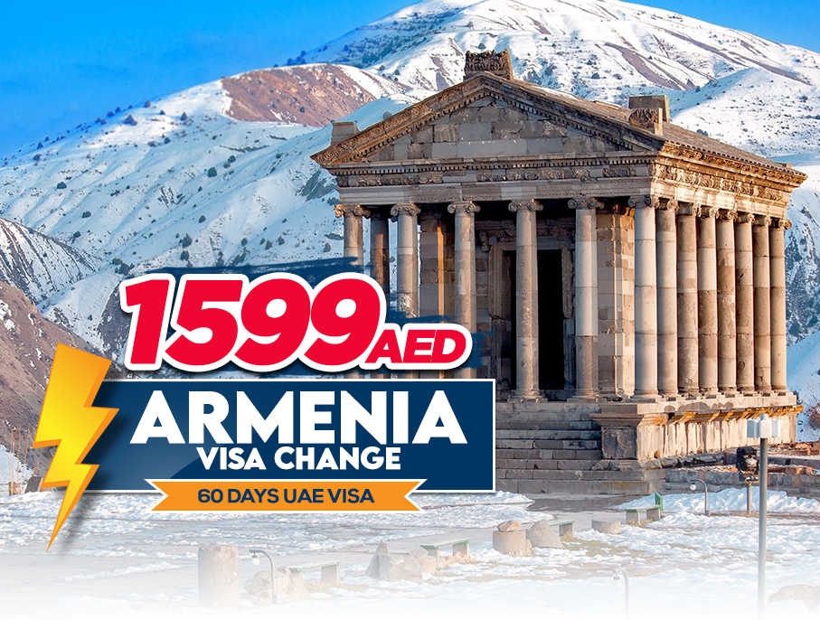 Armenia Visa Change 1599AED